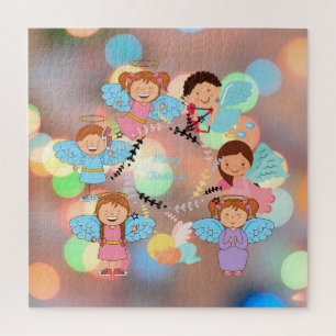 Angels Kerstmis Legpuzzel