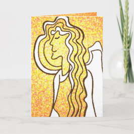 Angels kijkt naar jou kaart