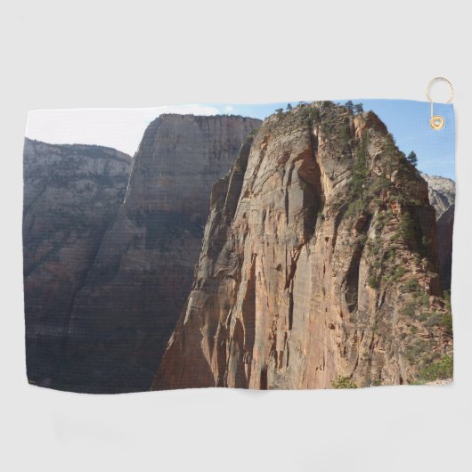 Angels Landing in Zion National Park Golfhanddoek (Horizontaal)