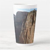 Angels Landing in Zion National Park Latte Mok (Voorkant)