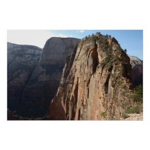 Angels Landing in Zion National Park Perfect Poster