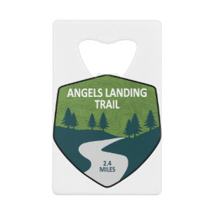 Angels Landing Trail Zion National Park Kredietkaart Flessenopener