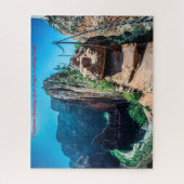 Angels Landing Utah. kerstcadeautjes Legpuzzel (Verticaal)