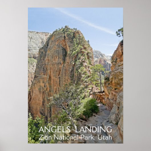 Angels Landing, Zion NP Poster (Voorkant)