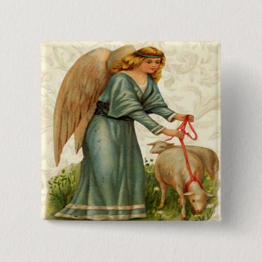 Angels Little Lamb Button (Voorkant)
