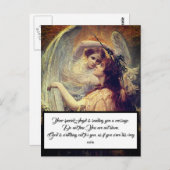 Angels Message briefkaart (Voorkant / Achterkant)