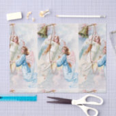 Angels met betonpapier tissuepapier (Craft)