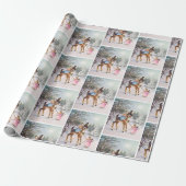  Angels met kerstBaby Deer Cadeaupapier (Uitgerold)