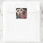 Angels of Annunciation Vierkante Sticker (Tas)