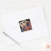 Angels of Annunciation Vierkante Sticker (Envelop)