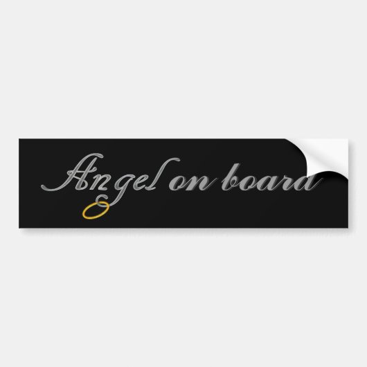 Angels On Board Bumpersticker (Voorkant)