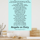 Angels on Duty - Groot Poster (Keuken)