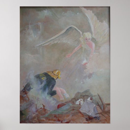 Angels op het werk poster (Voorkant)