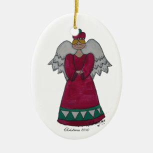 Angels op High Keramisch Ornament