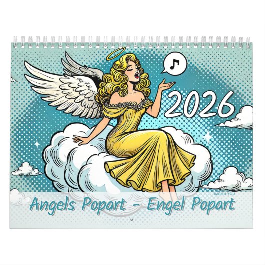 Angels Popart – Engel Popart 2026 Kalender (Hoes)
