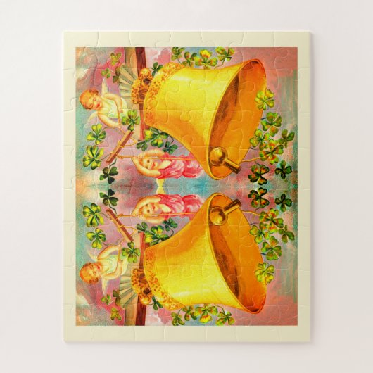 Angels ringende gordelkunst legpuzzel (Verticaal)