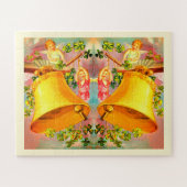 Angels ringende gordelkunst legpuzzel (Horizontaal)