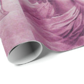 ANGELS SPELEN LYRA OVER DE CLOUDS Roze Kerstmis Cadeaupapier (Rol Hoek)