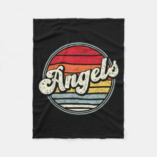  Angels Sportnaam Athletic Text Arch Gift Fleece Deken