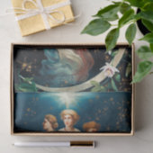 Angels, sterren, vrouwen, de moonkerreligie tissuepapier (Geschenk)