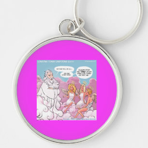Angels Text Funny Sleutelhanger