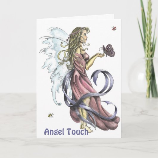 Angels Touch ! Carte d'amitié (Devant)