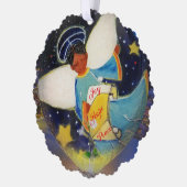 Angels Unaware Papier Ornament Wenskaart (Links)