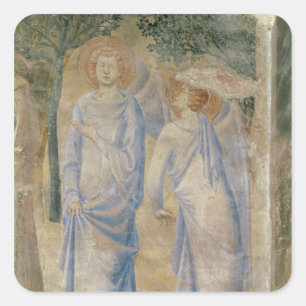 Angels van de Sint Jean-kapel, 1347 Vierkante Sticker