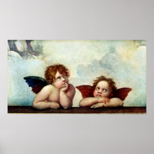 Angels van de Sistene Madonna Poster