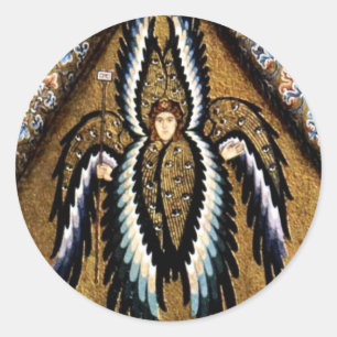 Angels van Meister von Cefalã¹ (beste kwaliteit) Ronde Sticker