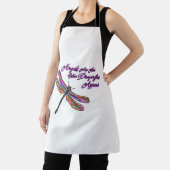 Angels verschijnen wanneer de libellen dichtbij zi schort (Insitu)