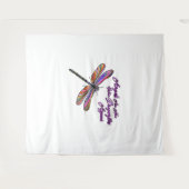 Angels verschijnen wanneer de libellen dichtbij zi wandkleed (Voorkant (horizontaal))