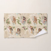 Angels victoriens avec musique, Script & Holly (Serviette à main)