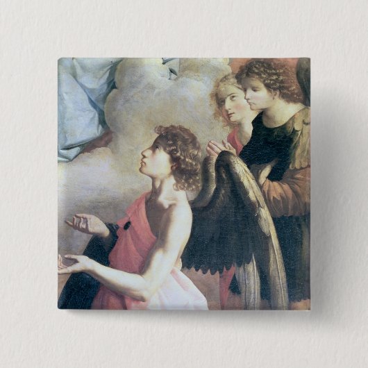Angels Vierkante Button 5,1 Cm (Voorkant)