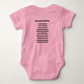 Angels voor Aria baby Romper (Achterkant)