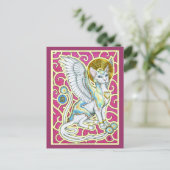Angels Walk over het Briefkaart met vier poten (Staand voorkant)