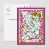 Angels Walk over het Briefkaart met vier poten (Voorkant / Achterkant)