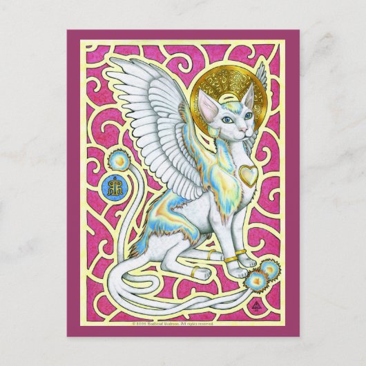Angels Walk over het Briefkaart met vier poten (Voorkant)