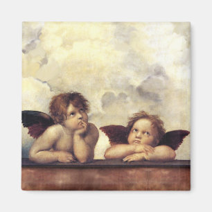 ANGELS / Winged Cherub Raffaello Sanzio Magnet Magneet