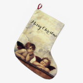 ANGELS / Winged Cherubs , Clouds Raffaello Sanzio Grote Kerstsok (Voorkant (Hangend))