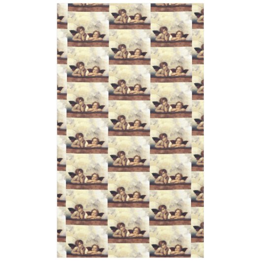 ANGELS / Winged Cherubs , Clouds Raffaello Sanzio Tafelkleed (Voorkant)