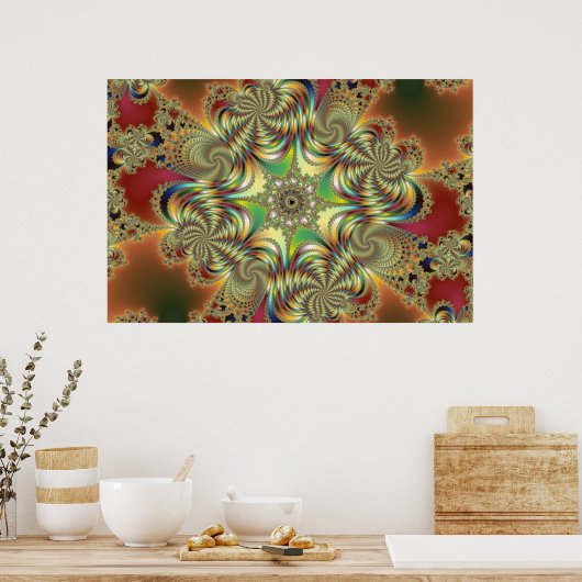 Angelus - Fractal Poster (Keuken)