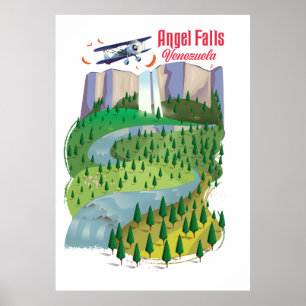Angelwaterval Venezuela Poster