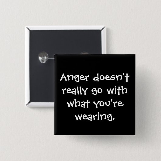 Anger Management Button (Voorkant /achterkant)