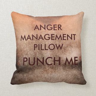 ANGER MANAGEMENT PUNCH ME PILLOW KUSSEN