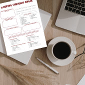 Anger Worksheet Notitieblok voor verdriet & booshe