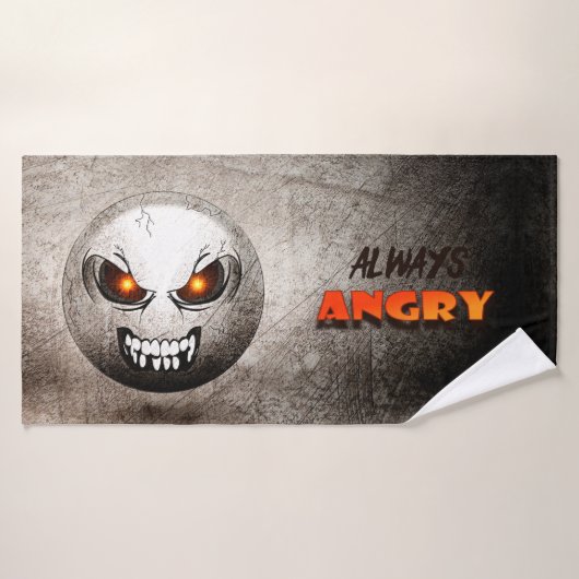 Angermoji Vintage Badhanddoek (Badhanddoek)