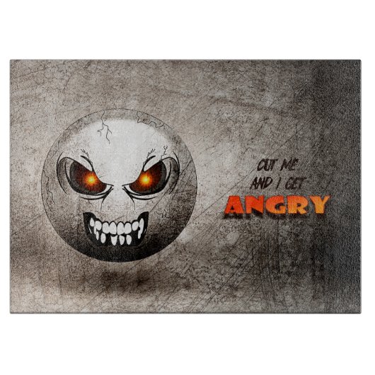 Angermoji Vintage-spread Snijplank (Voorkant)