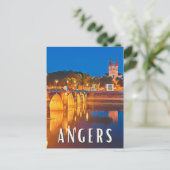 Angers Photo Vintage Briefkaart (Staand voorkant)