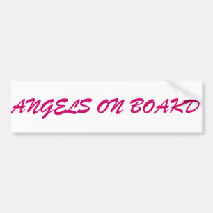 Anges à bord des autocollants d'adhésif pour